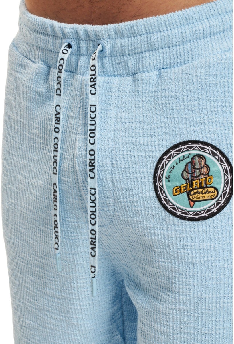 Carlo Colucci Heren Korte Broek Blauw
