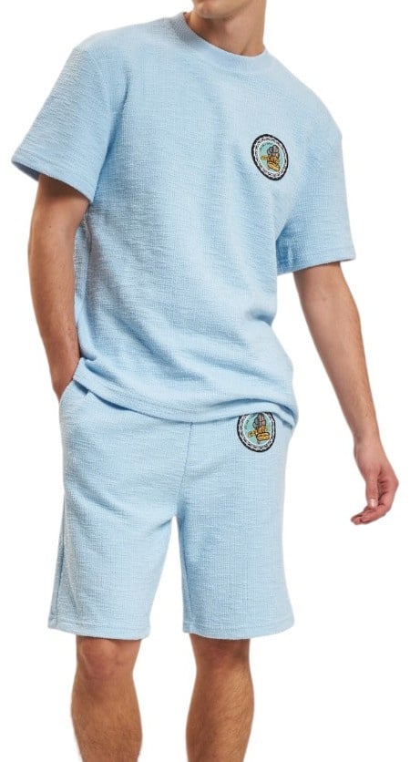 Carlo Colucci Heren Korte Broek Blauw