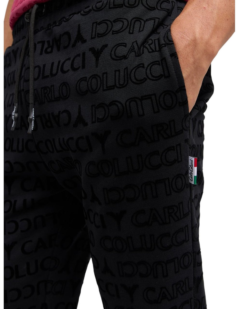 Carlo Colucci Heren Broek Zwart