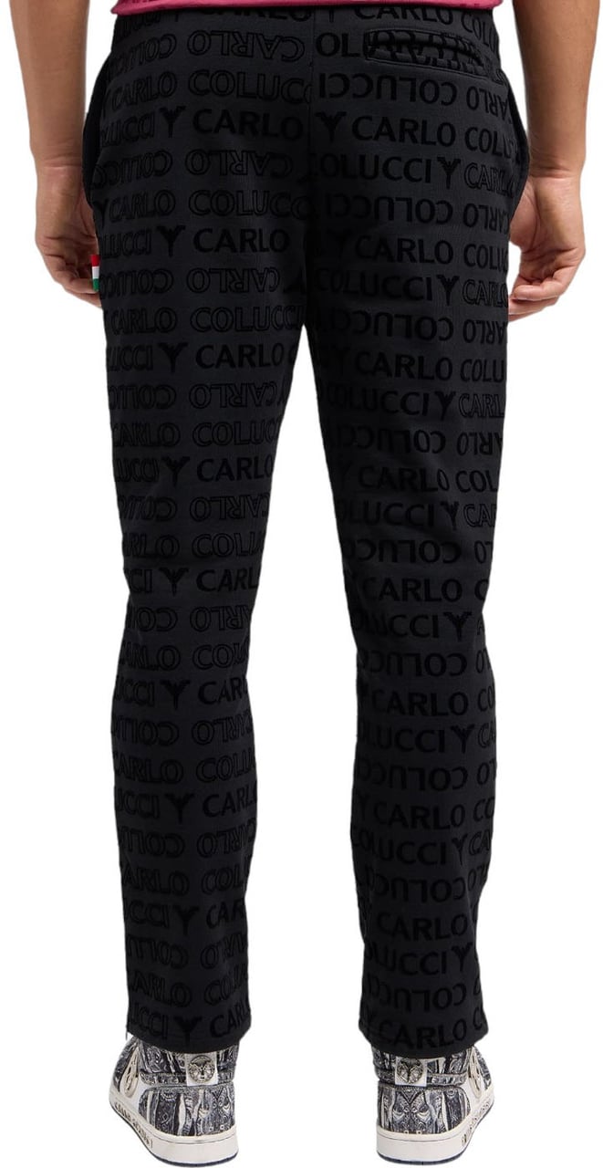 Carlo Colucci Heren Broek Zwart