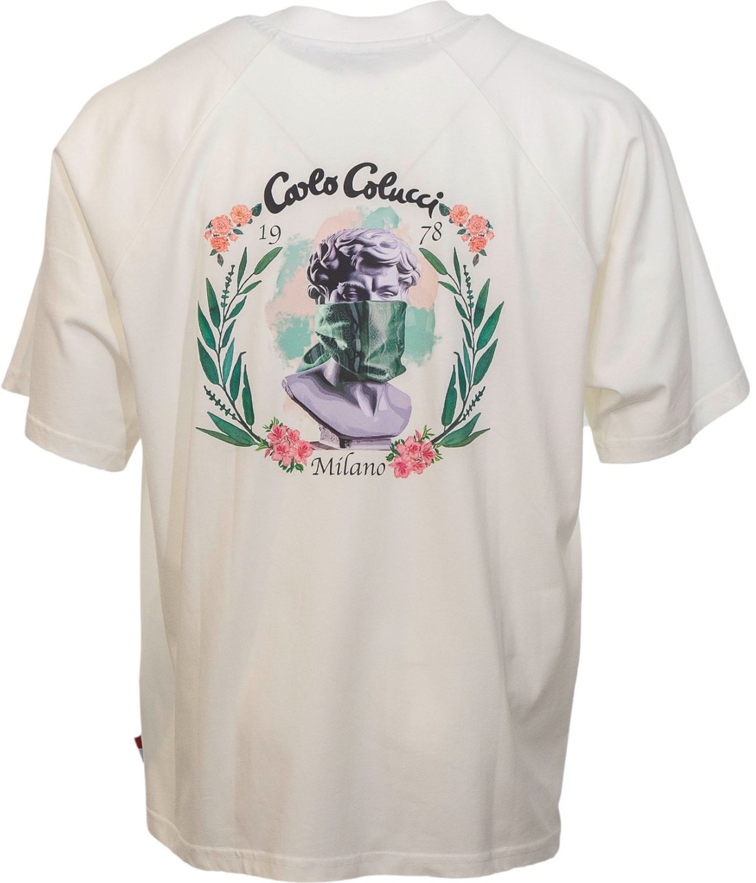 Carlo Colucci Heren T-Shirt Wit
