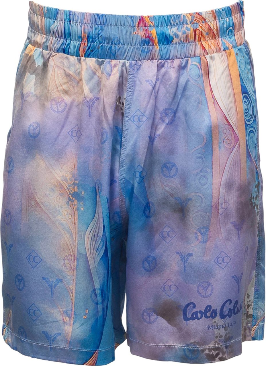 Carlo Colucci Heren Korte Broek Blauw