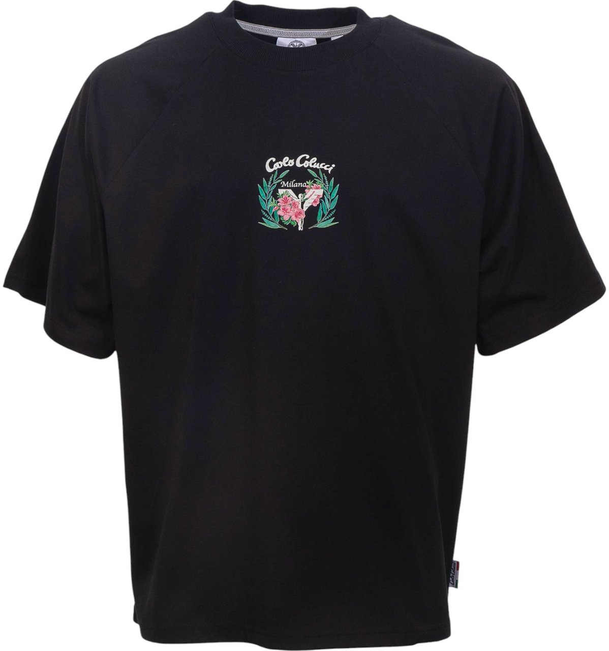 Carlo Colucci Heren T-Shirt Zwart