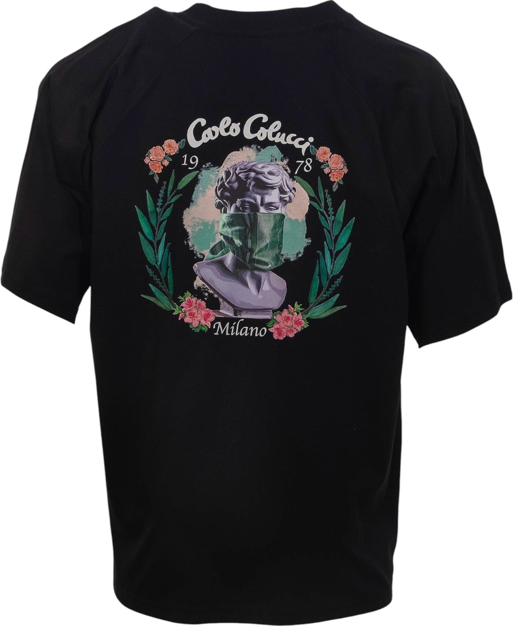 Carlo Colucci Heren T-Shirt Zwart