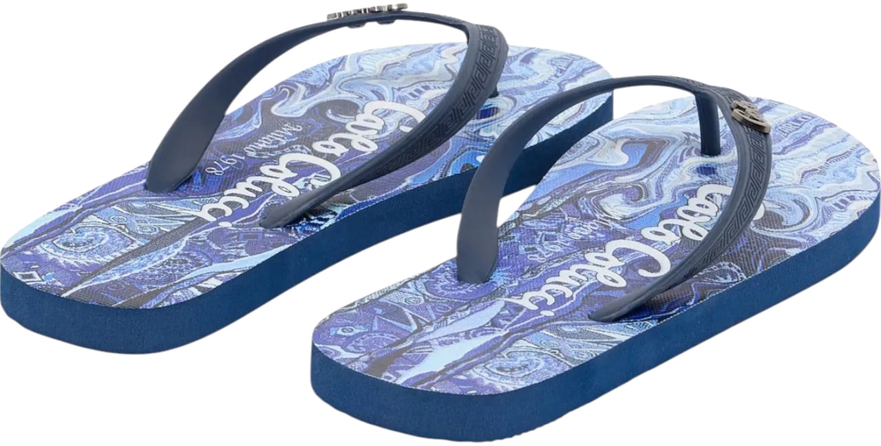 Carlo Colucci Heren Slippers Blauw