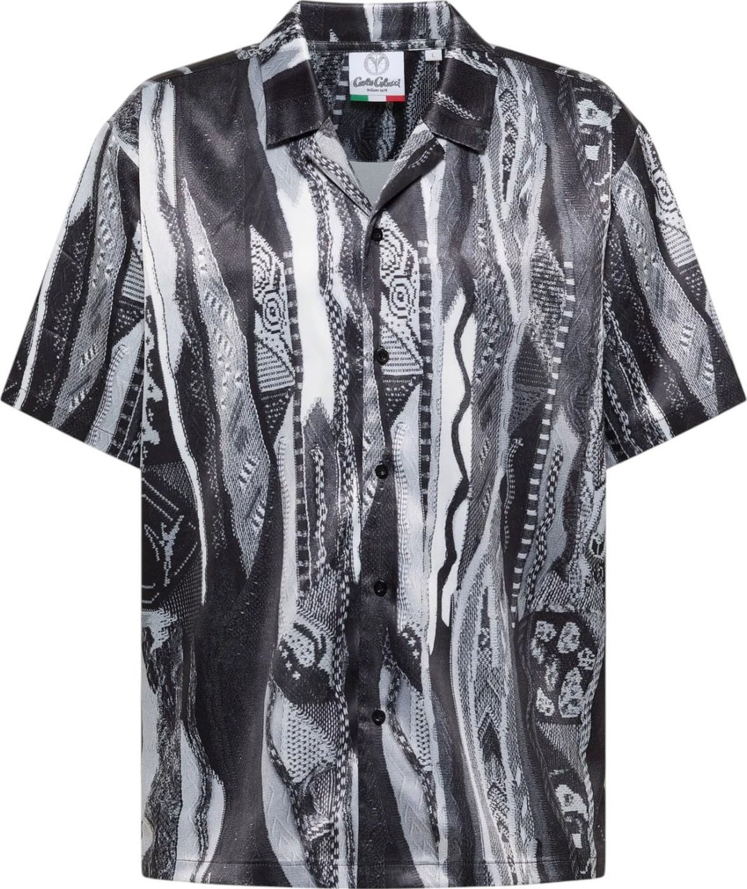 Carlo Colucci Heren Overshirt Zwart