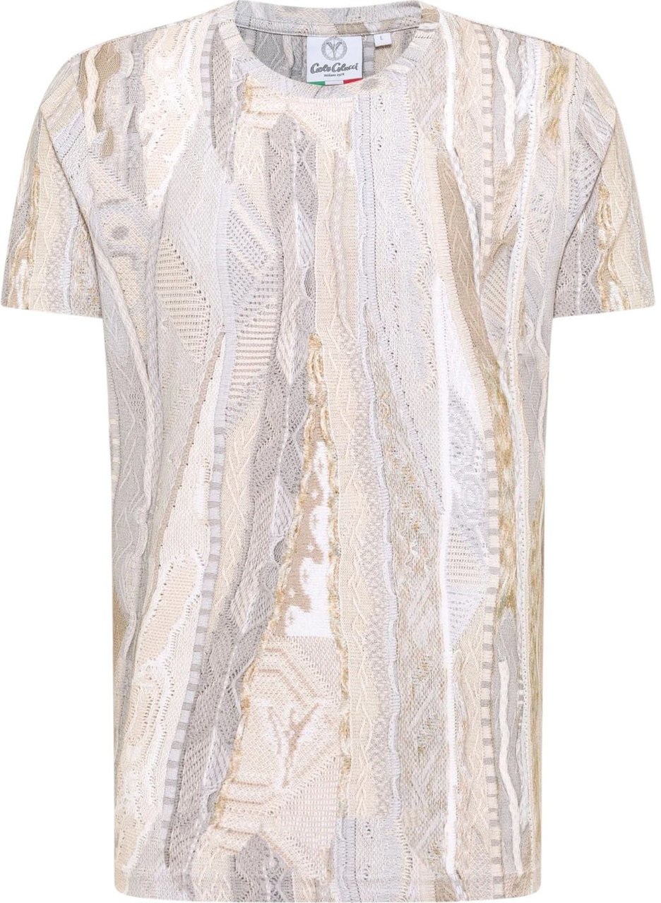 Carlo Colucci Heren T-shirt Bruin