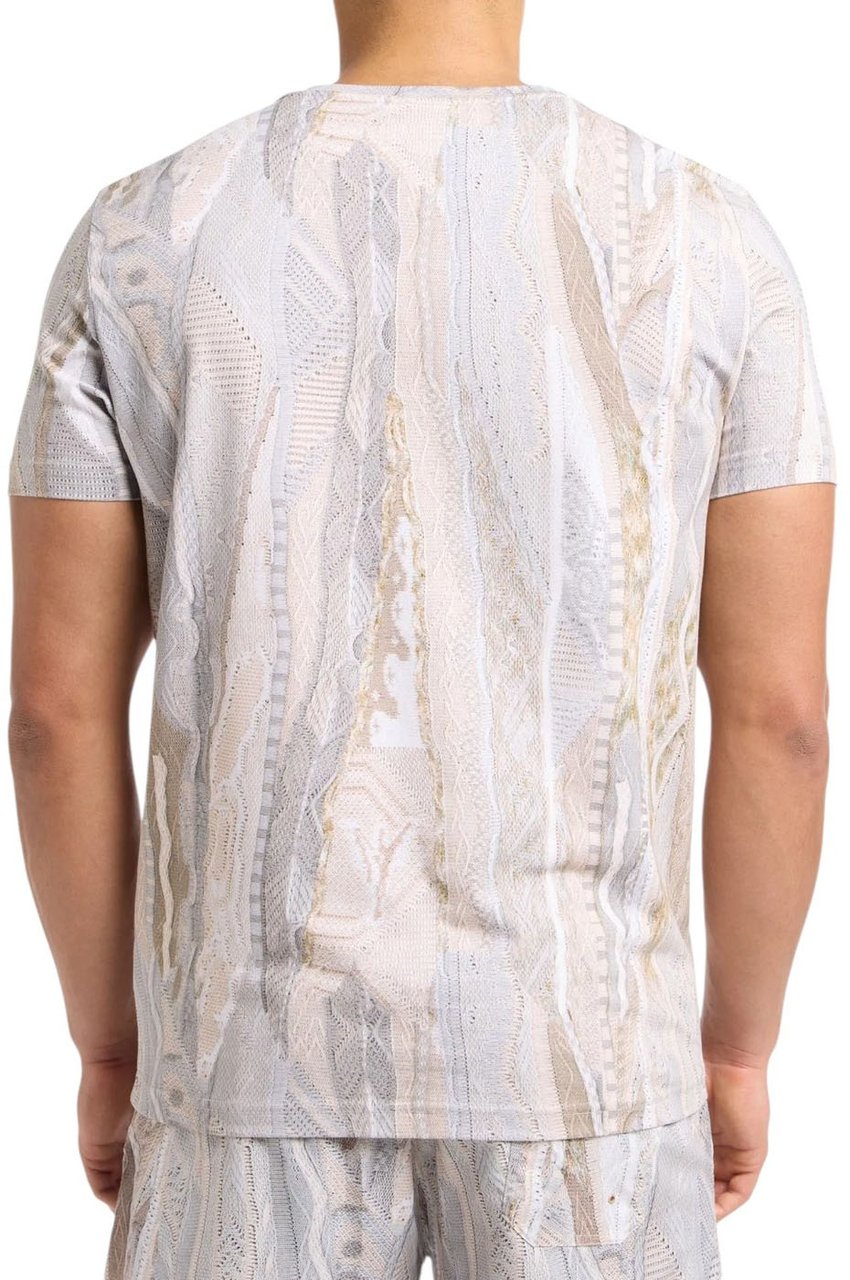 Carlo Colucci Heren T-shirt Bruin