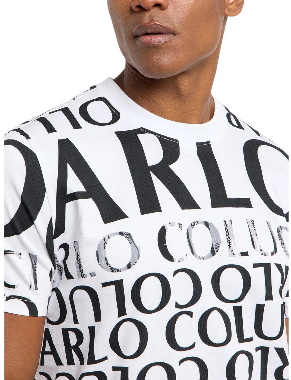 Carlo Colucci Heren T-shirt Wit