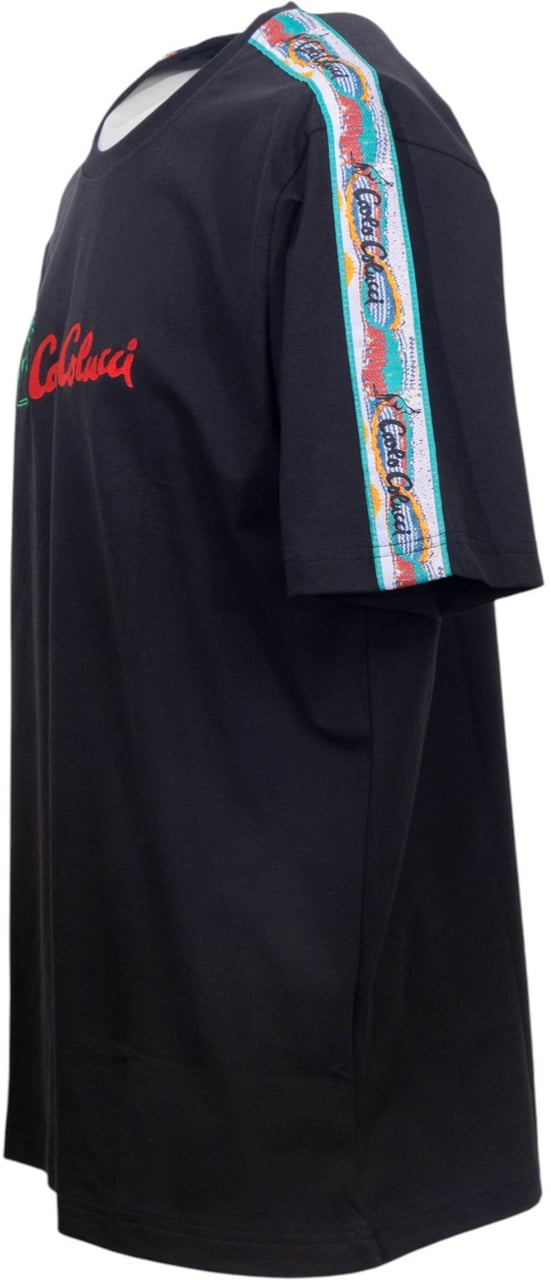 Carlo Colucci Heren T-shirt Zwart