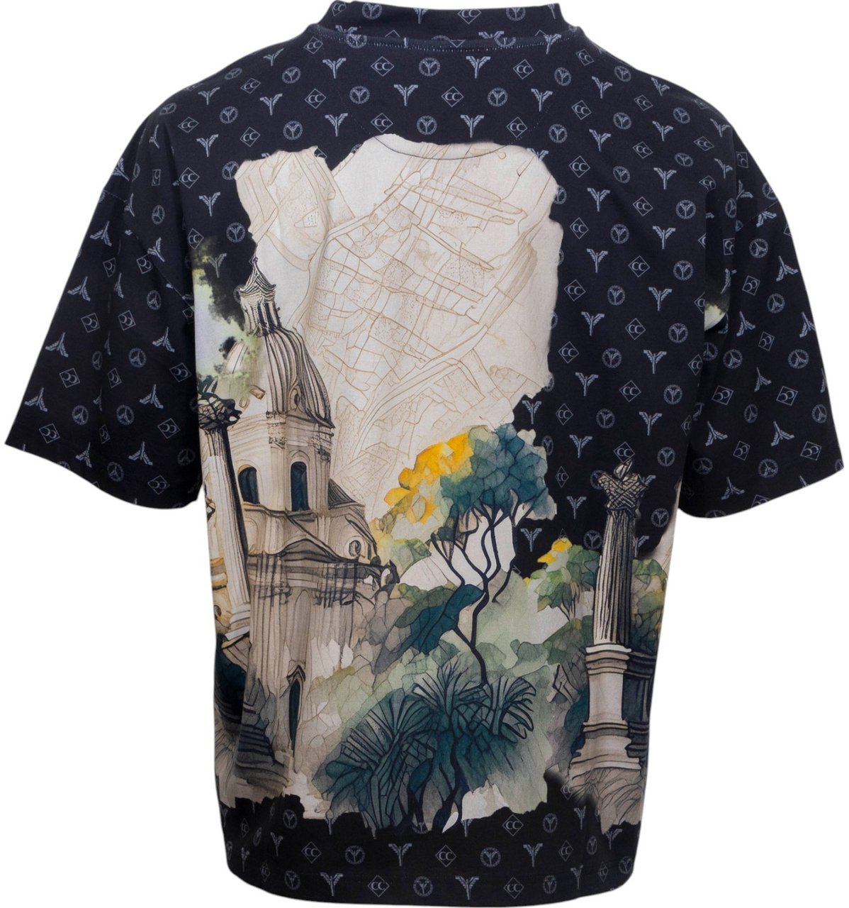 Carlo Colucci Heren T-Shirt Zwart