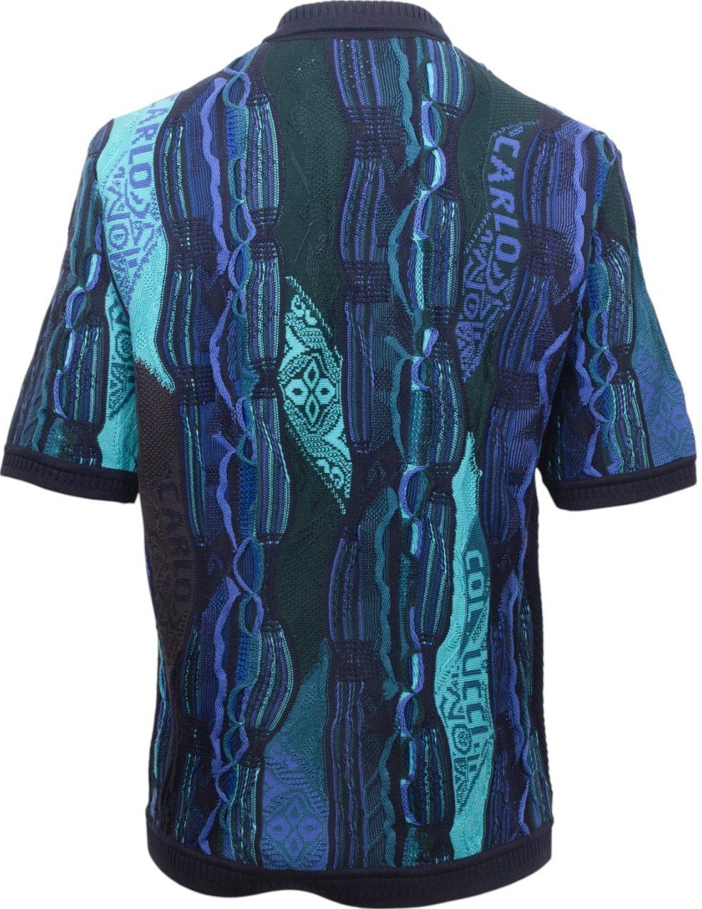 Carlo Colucci Heren Polo Blauw
