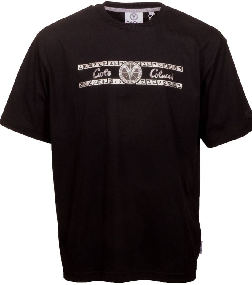 Carlo Colucci Carlo Colucci T-Shirt Black Zwart