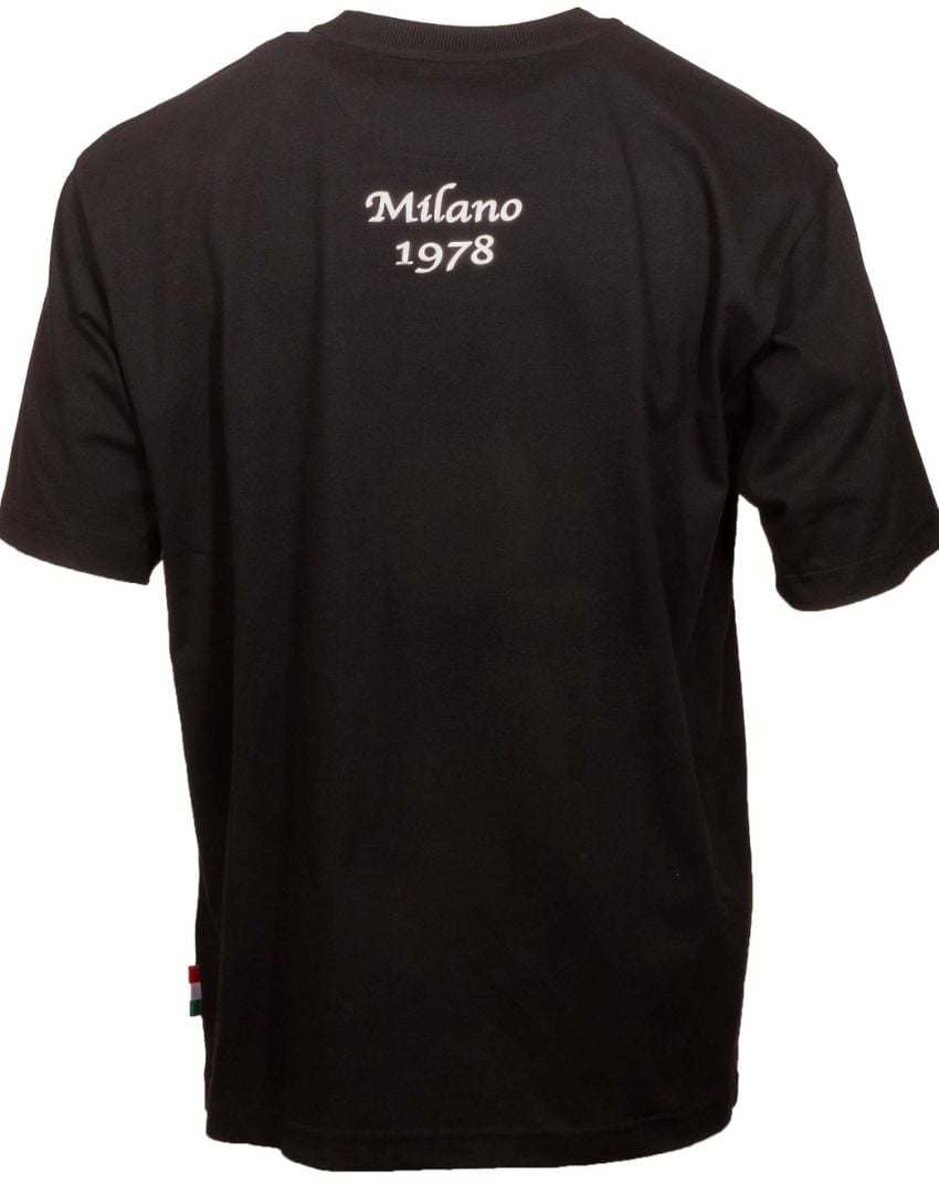 Carlo Colucci Carlo Colucci T-Shirt Black Zwart