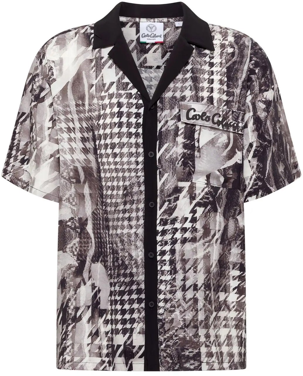 Carlo Colucci The Knit Legend Shirt Black Zwart