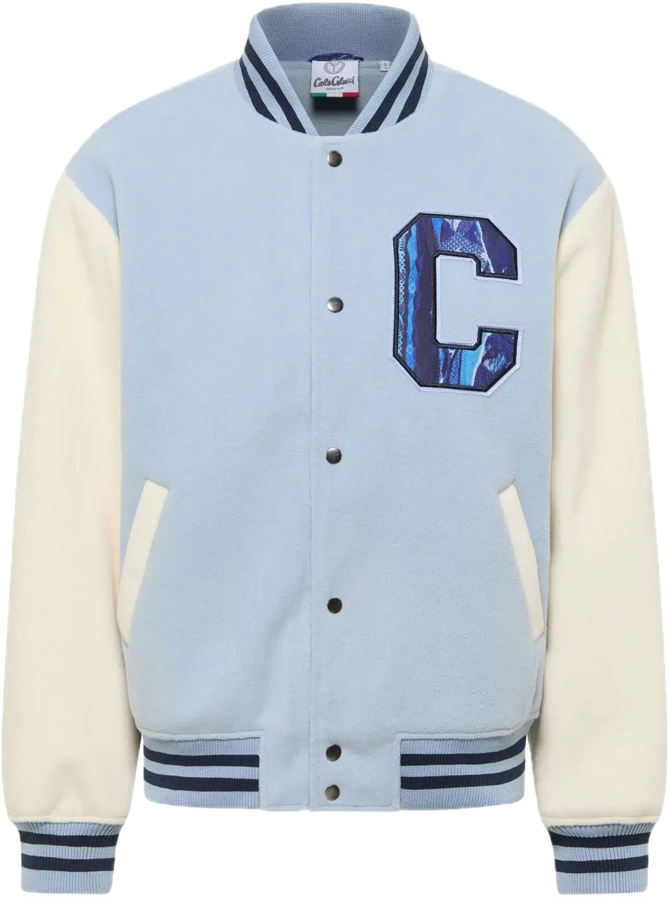Carlo Colucci College Blouson Light Blue Blauw