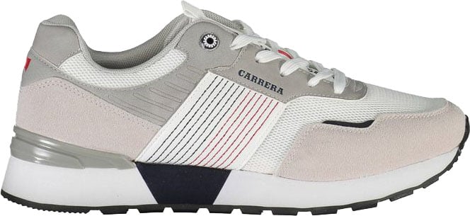 Carrera White Polyurethane Men Sneaker Wit