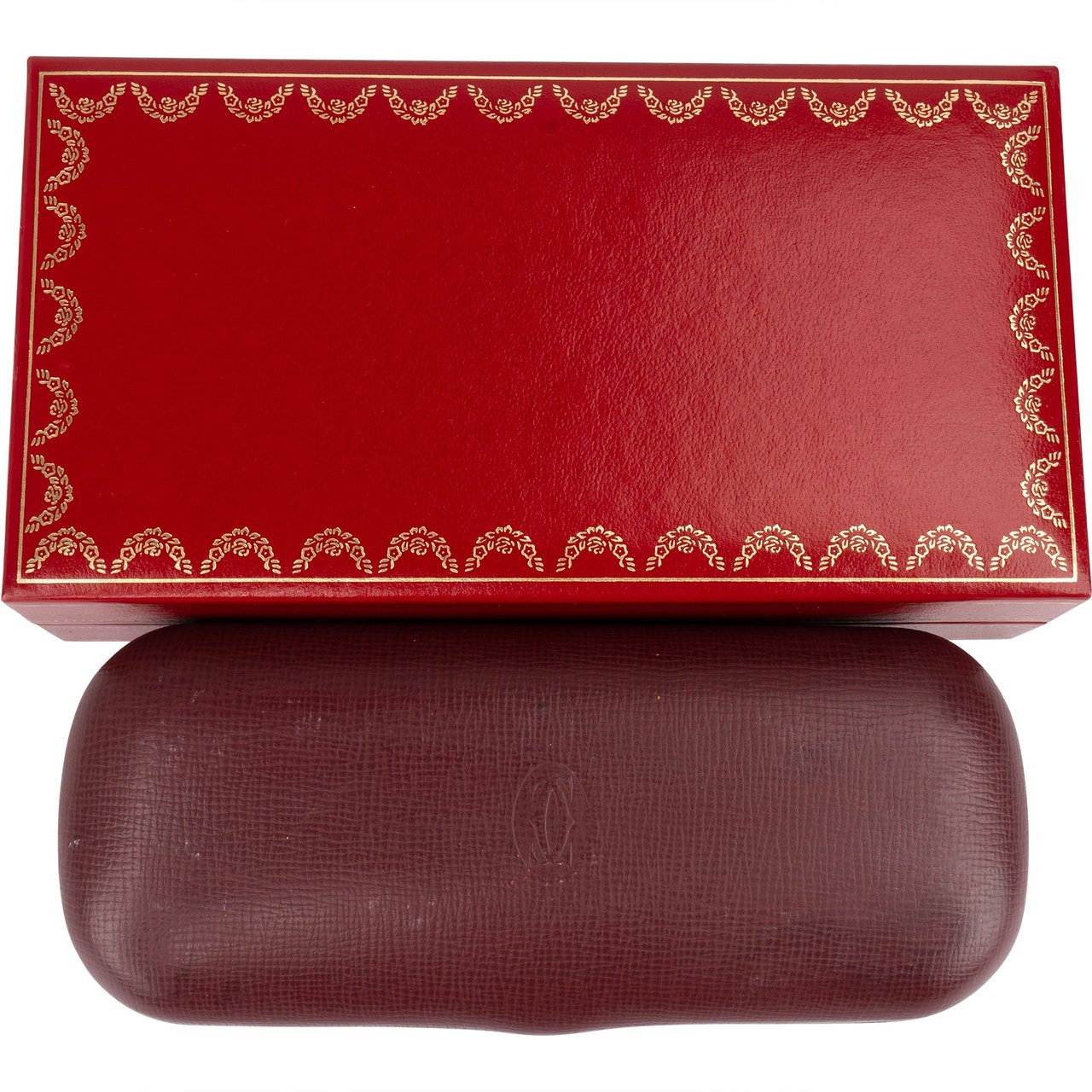 Cartier Cartier 18K Gold C Decor Rimless Eyeglasses Goud