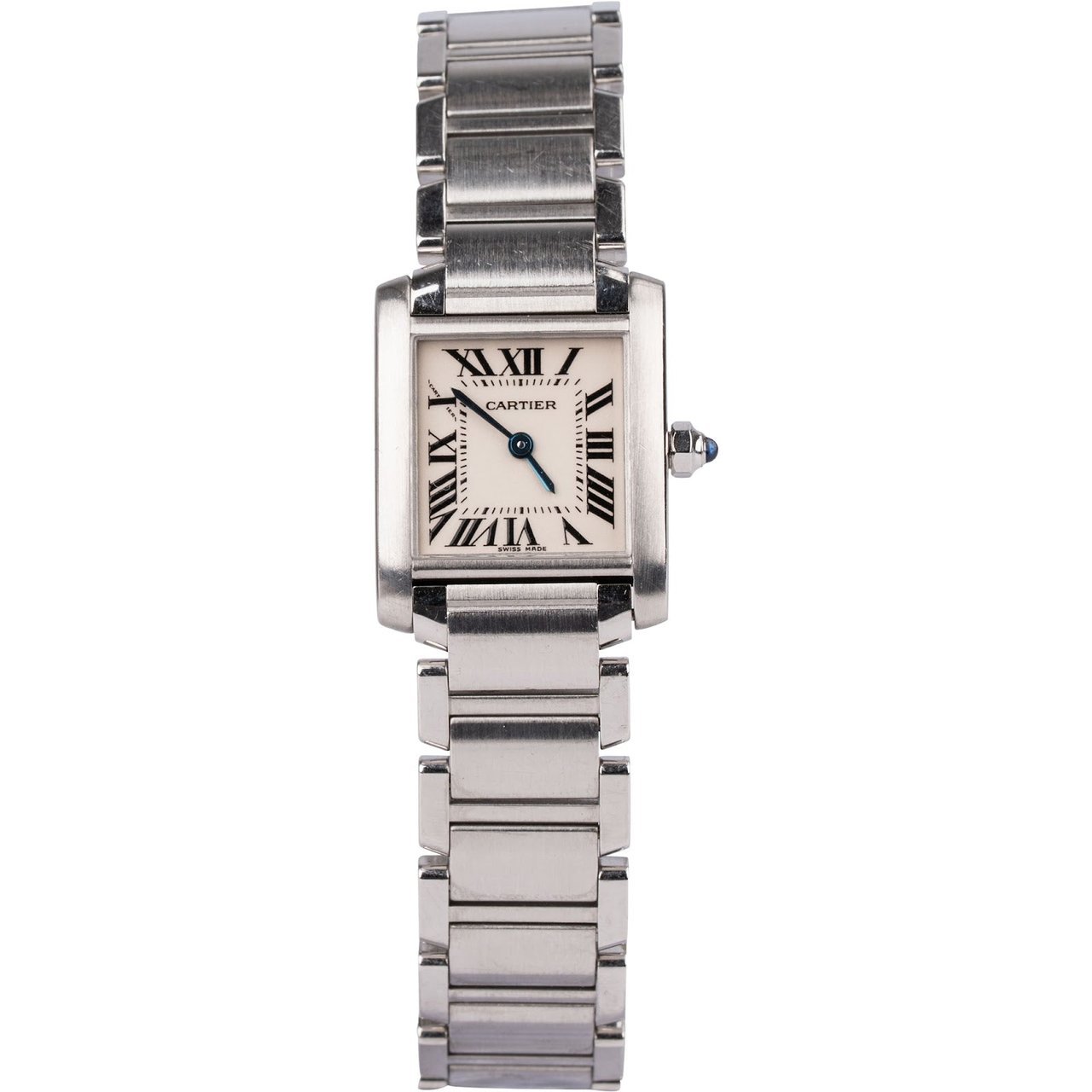 Cartier Cartier Stainless Steel Small Tank Française 2384 Women Watch Divers