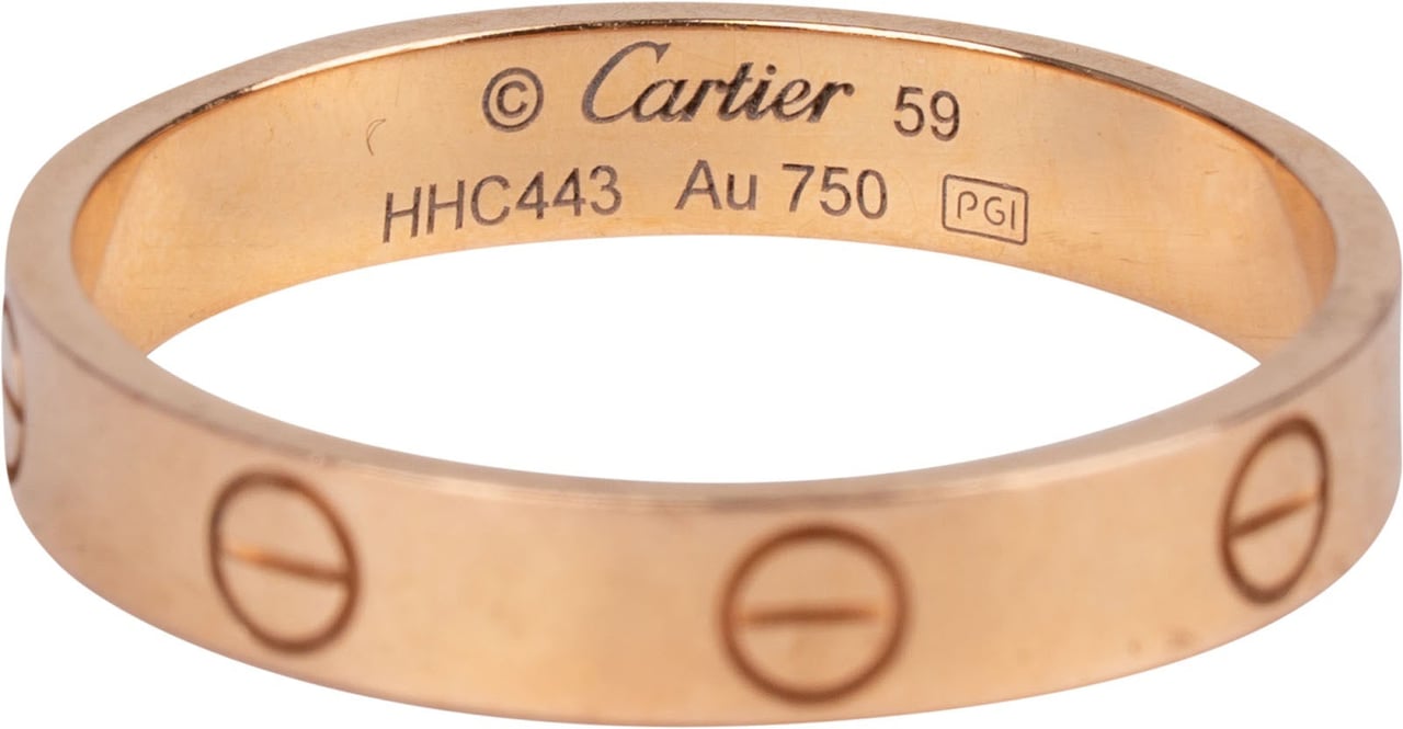 Cartier Cartier Au 750 Gold Love Ring (#59) Roze