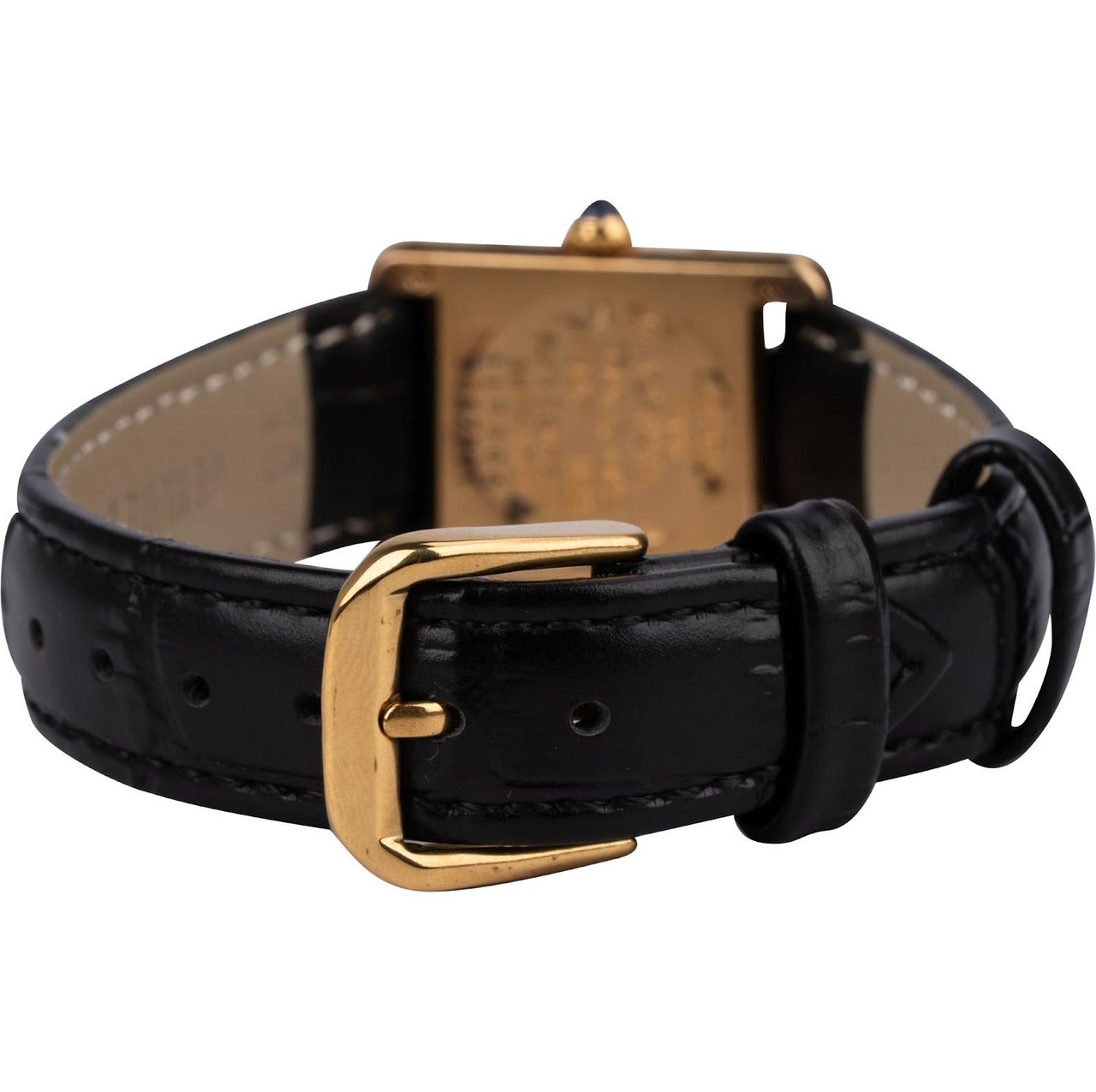 Cartier Cartier Gold Tone Vermeil Tank Must Quartz Watch Goud