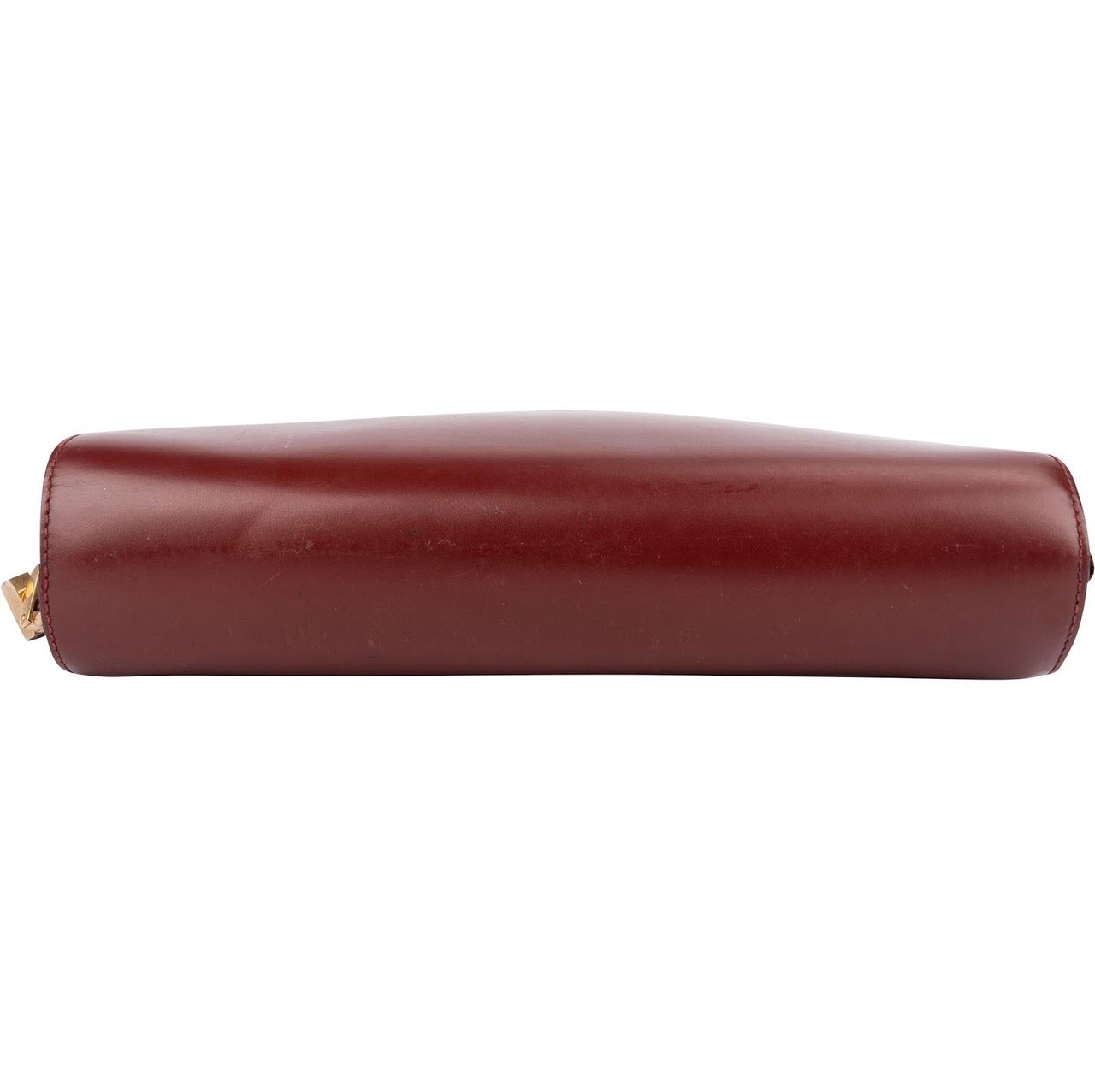 Cartier Cartier Bordeaux Leather Clutch Maroon