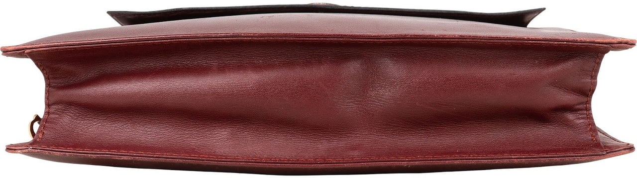 Cartier Cartier Bordeaux Leather Clutch Divers
