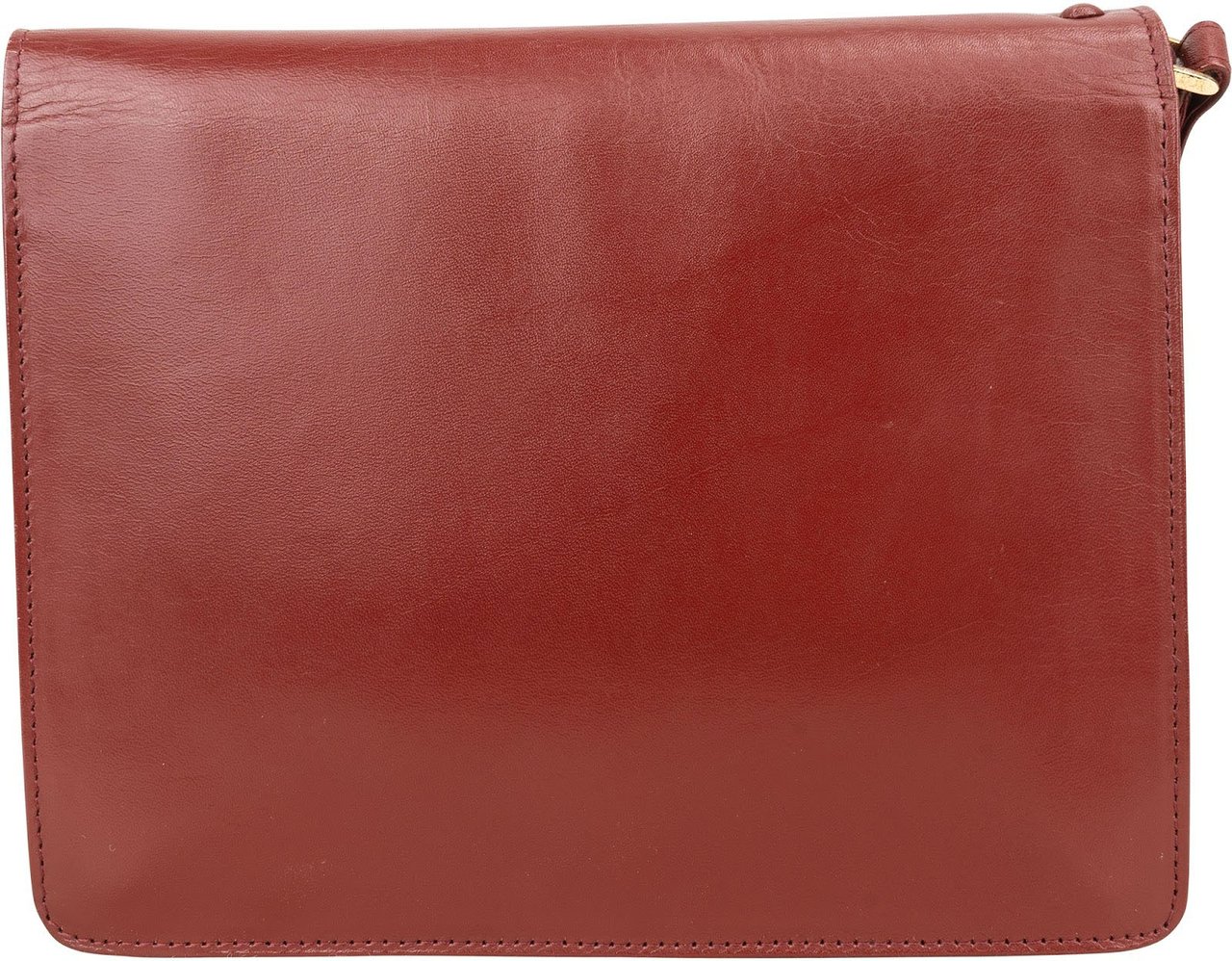 Cartier Cartier Bordeaux Leather Clutch Maroon