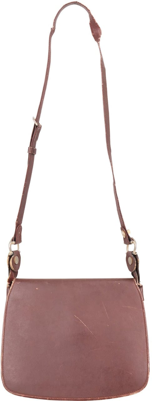 Cartier Cartier Bordeaux Leather Small Briefcase Flap Crossbody Bag Divers