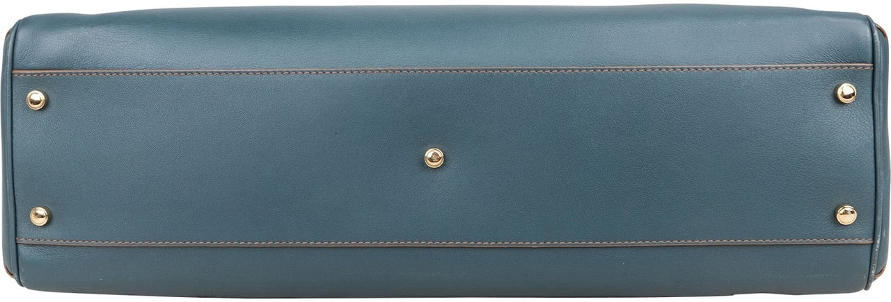 Cartier Cartier Blue Lather Marcello Hobo Handbag Blauw