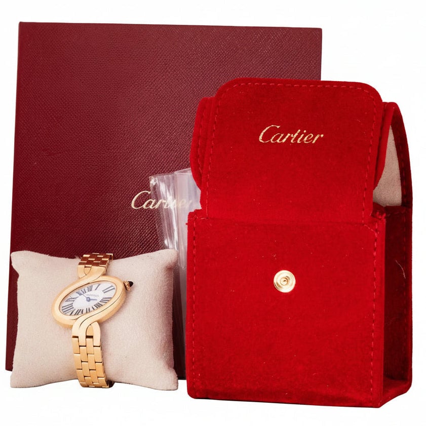 Cartier Cartier Délices de Cartier SM 18K Gold Womens Watch Roze