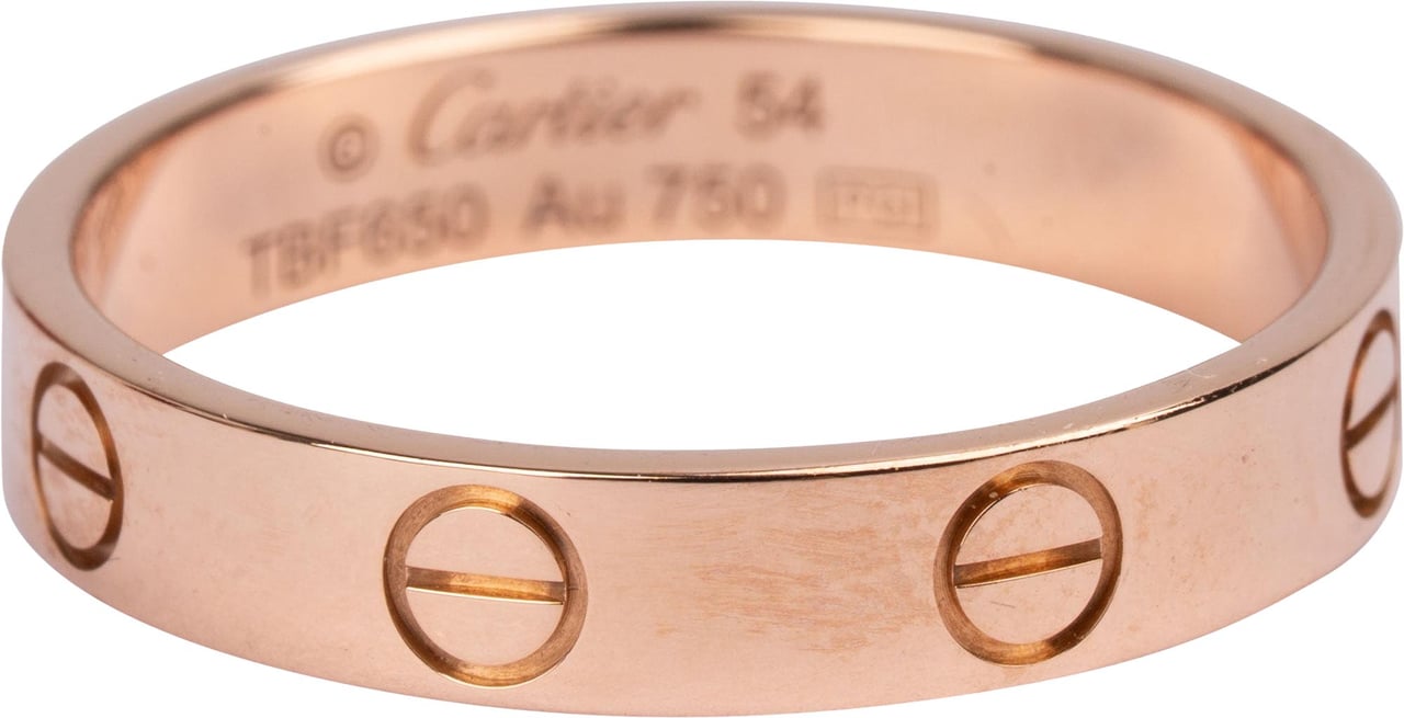 Cartier Au 750er Gold LOVE Wedding Band Ring (#54) Goud