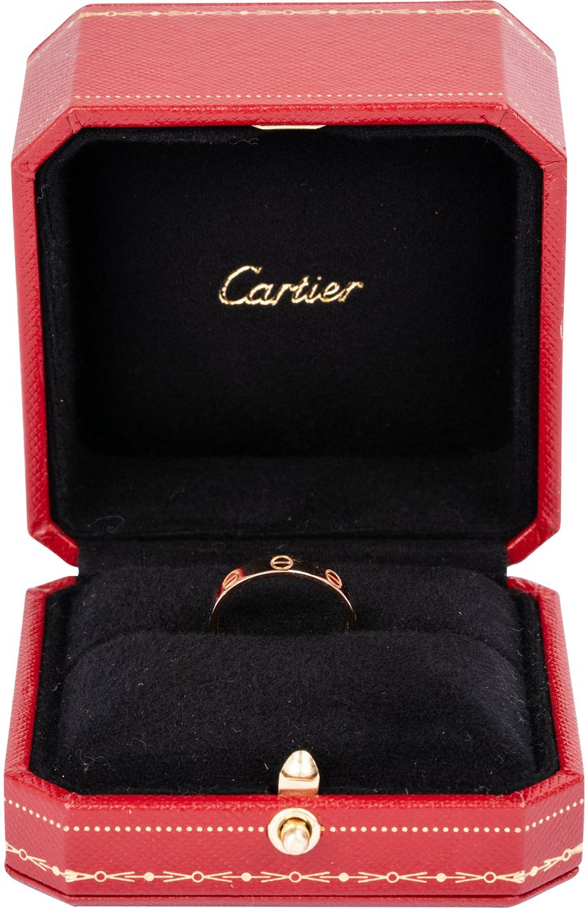 Cartier Rose Au 750er Gold LOVE Wedding Band Ring (#54) Goud