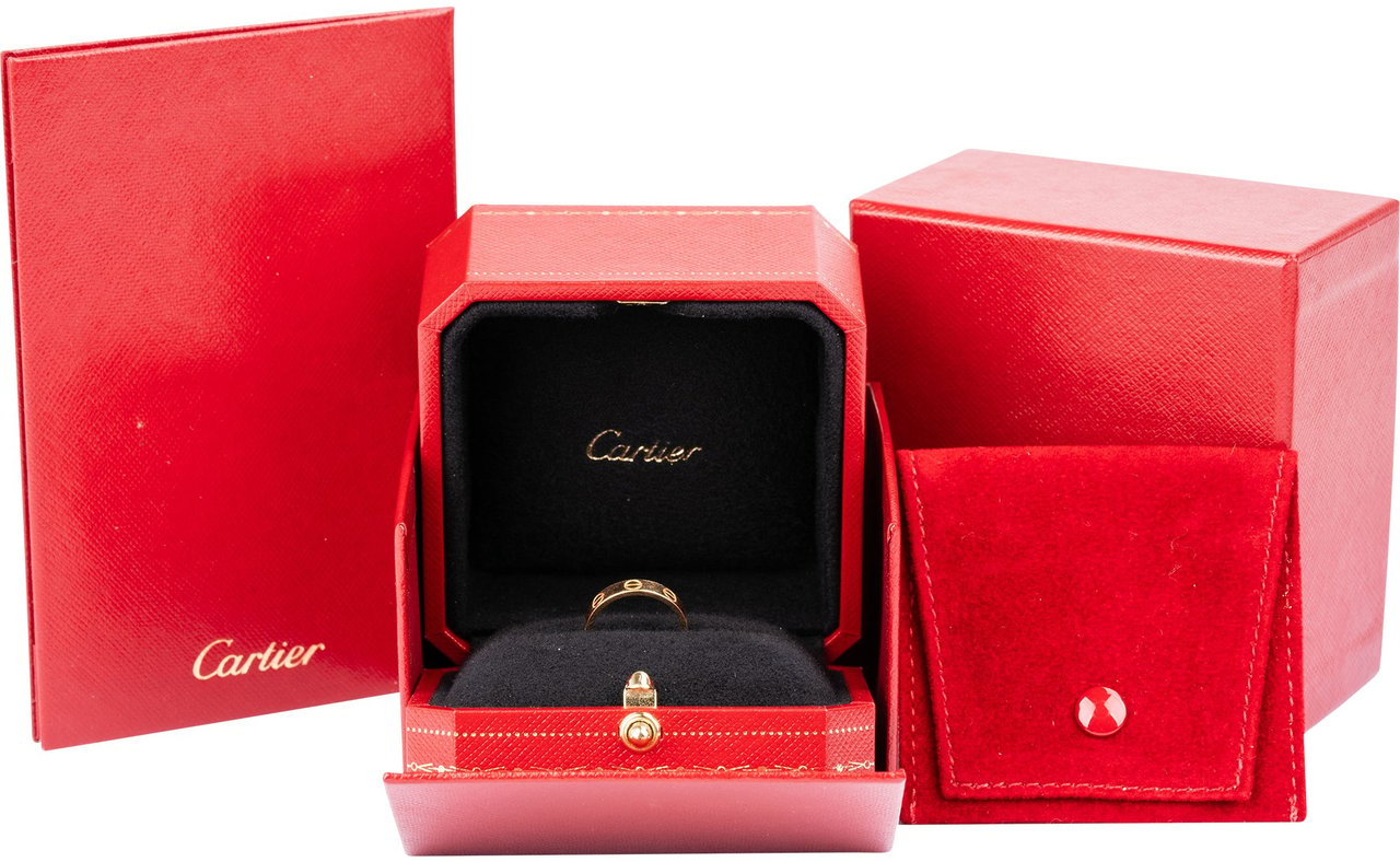 Cartier Au 750er Gold LOVE Wedding Band Ring (#46) Goud