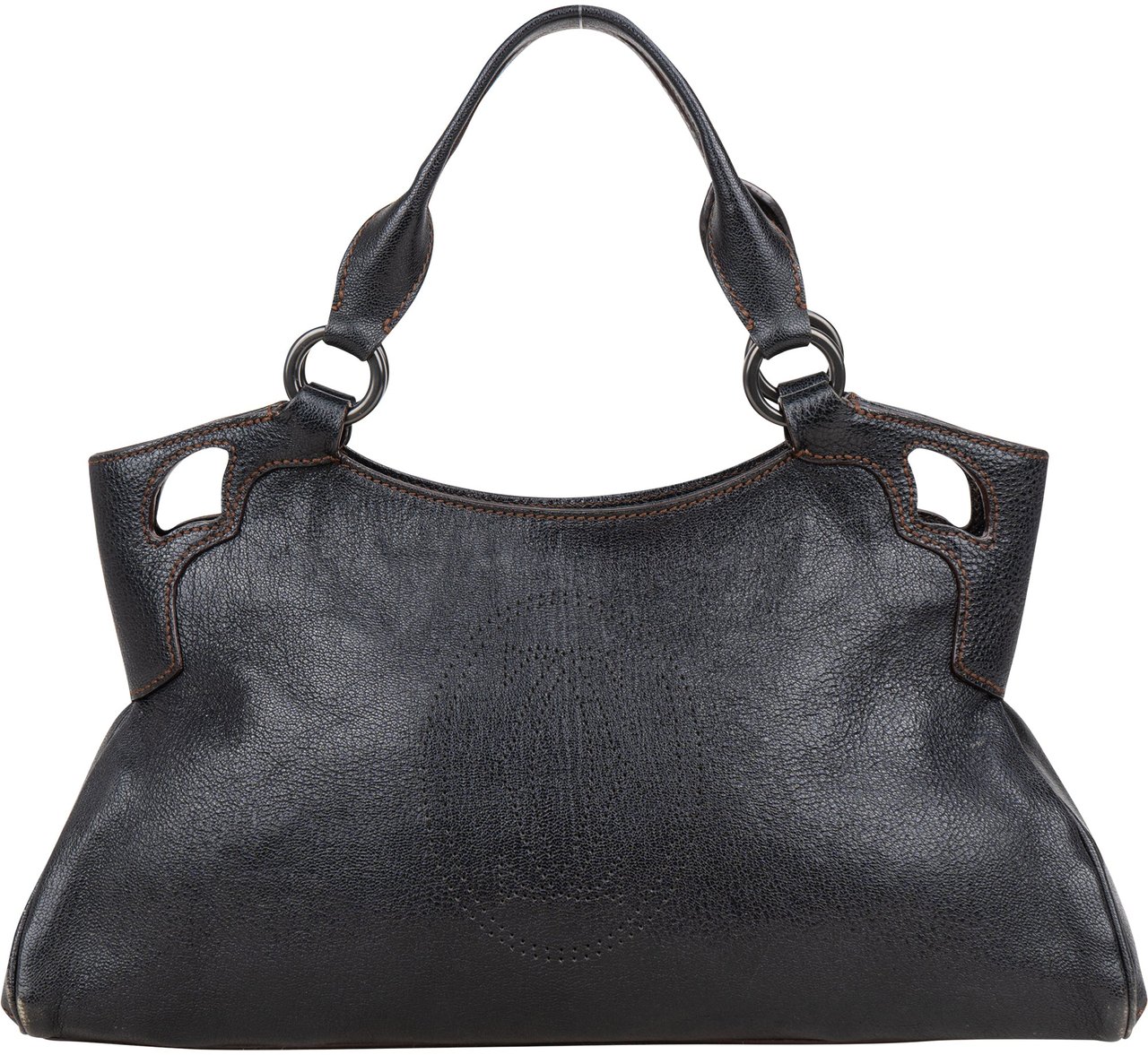 Cartier Cartier Classic Marcello Leather Handbag Bruin