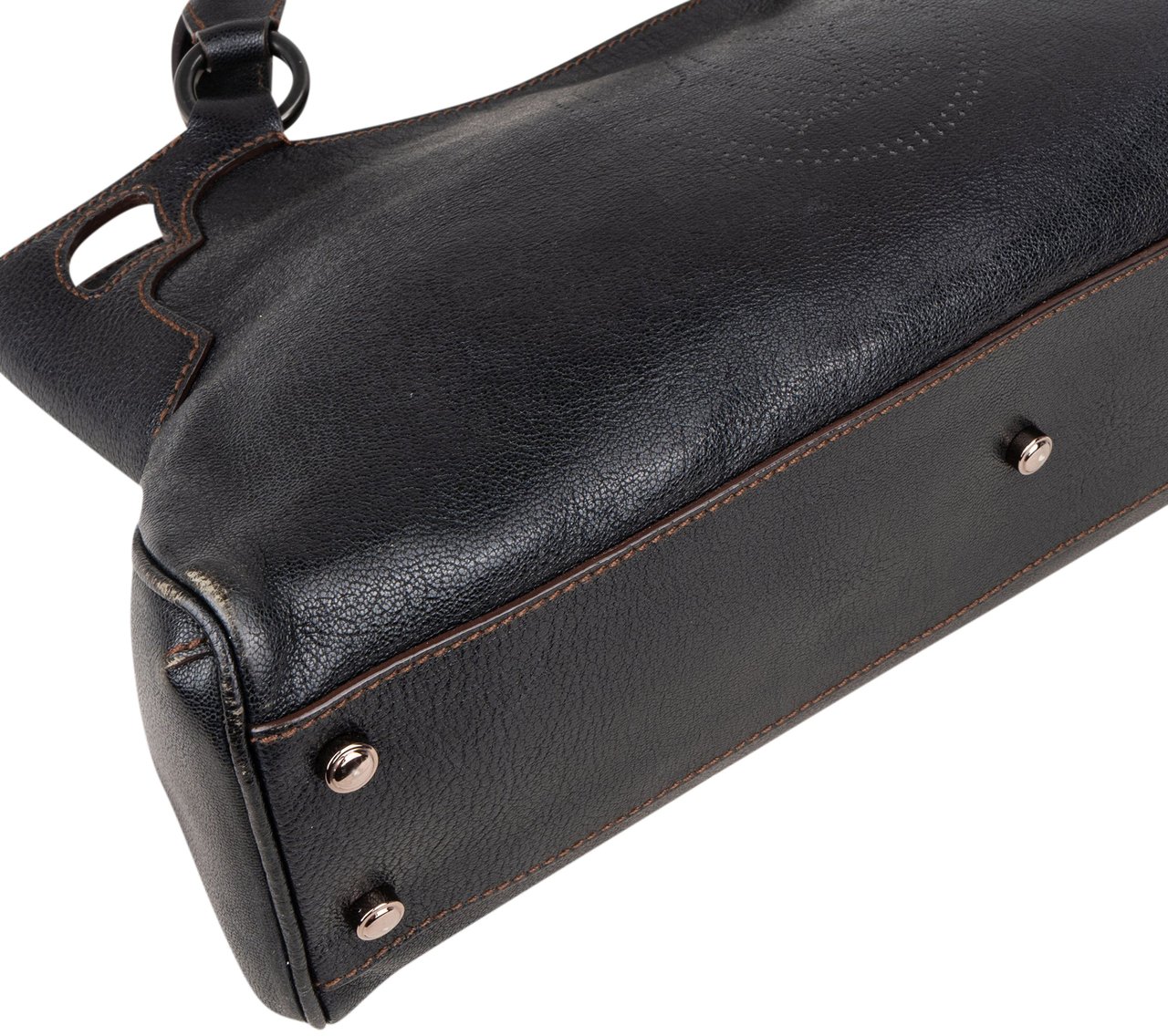 Cartier Cartier Classic Marcello Leather Handbag Bruin