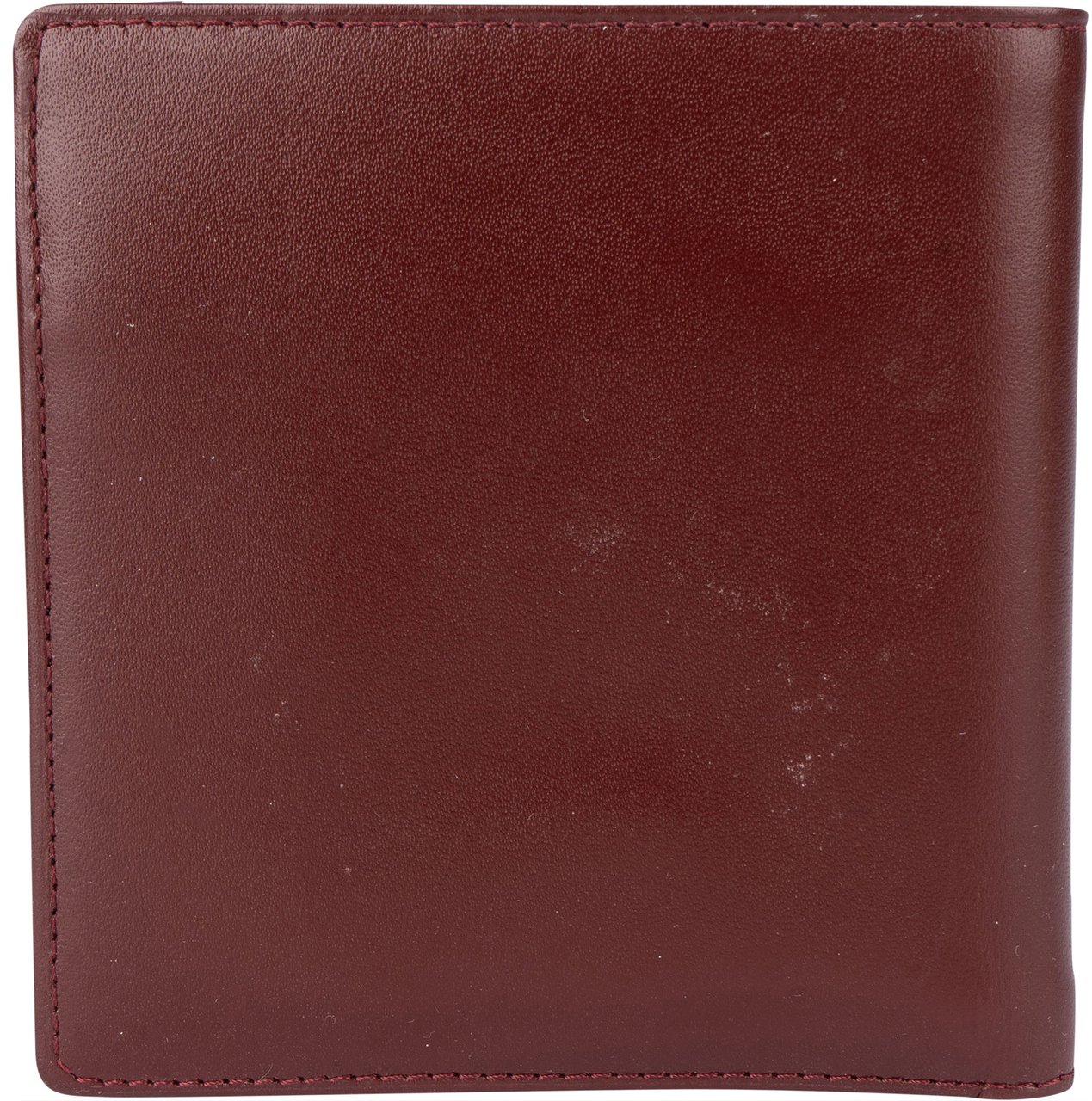 Cartier Cartier Bordeaux Leather Wallet Divers
