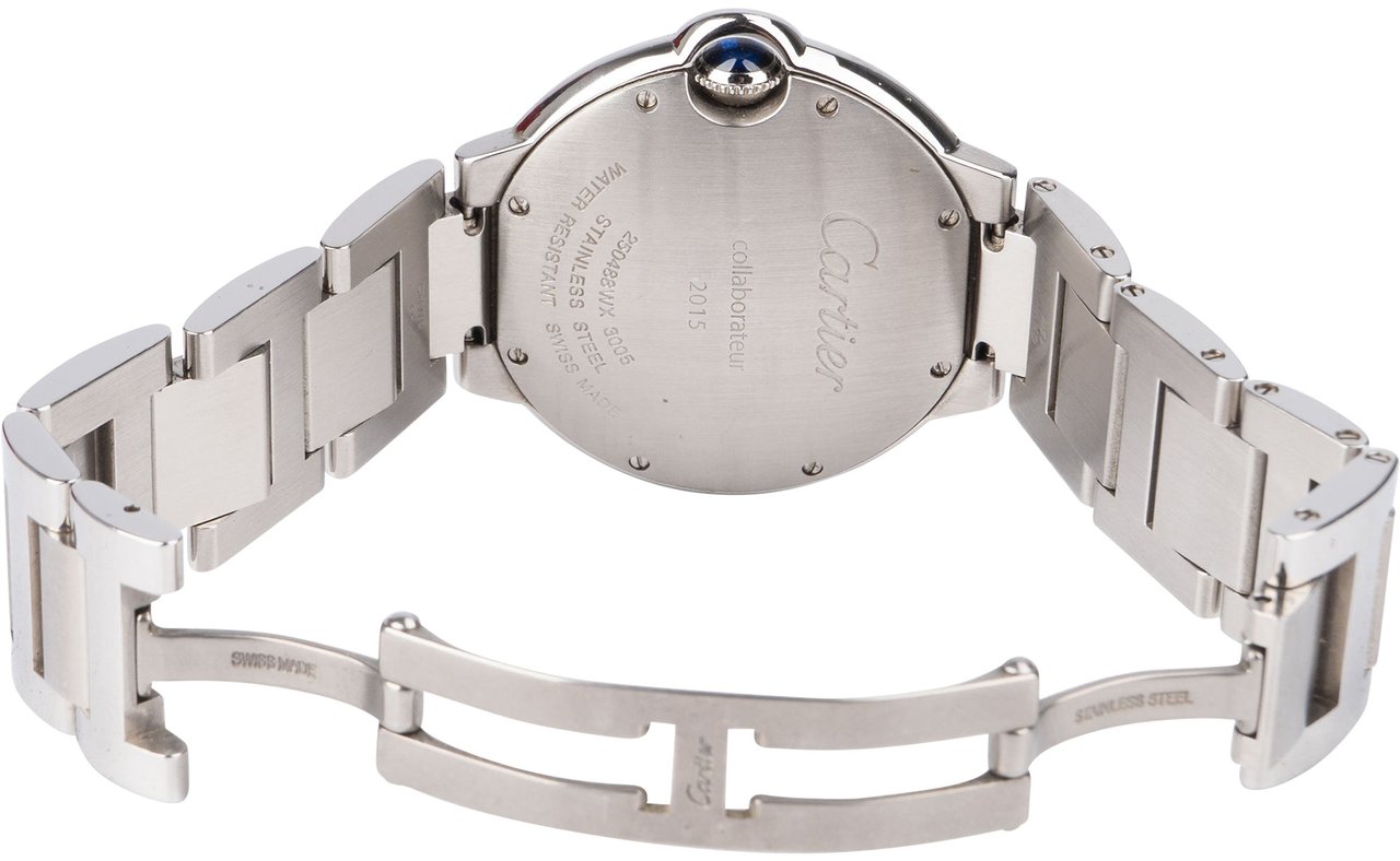 Cartier Cartier Silver Tone Ballon 3005 Women Watch Zilver