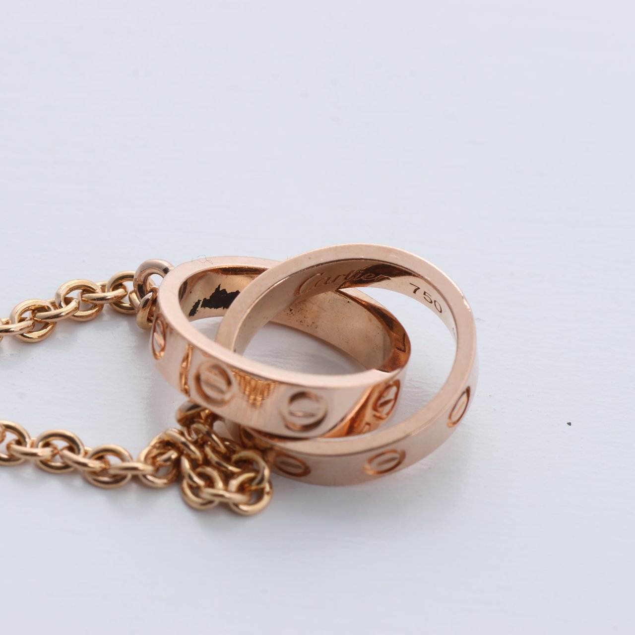 Cartier Cartier Baby Love Necklace 750(PG) 6.3 g Goud