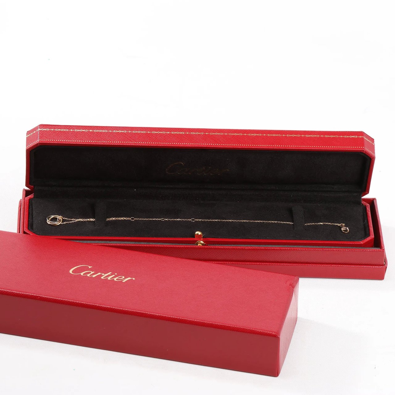 Cartier Cartier Sweet Trinity Bracelet 750(YG×PG×WG) 2.2g RV3751 Goud