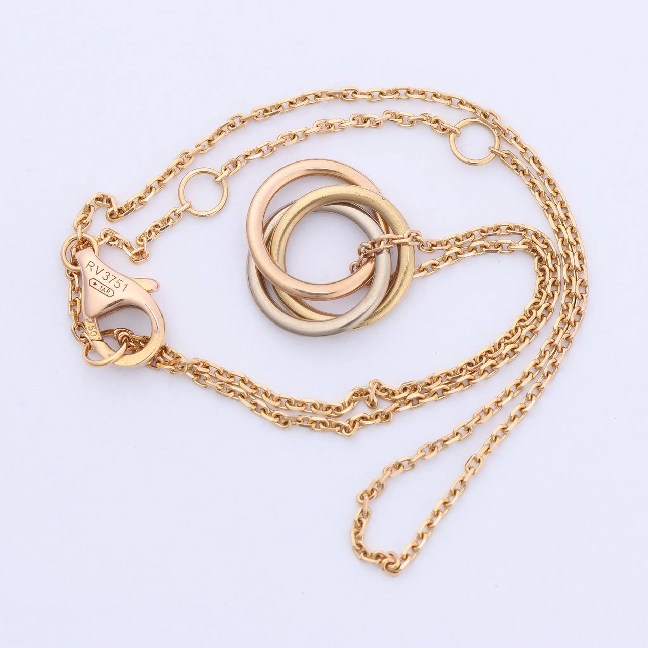 Cartier Cartier Sweet Trinity Bracelet 750(YG×PG×WG) 2.2g RV3751 Goud