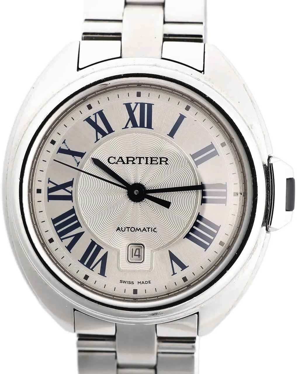 Cartier Cartier Cle de Cartier WSCL0005 SS x SS AT Watch with Silver Dial Zilver