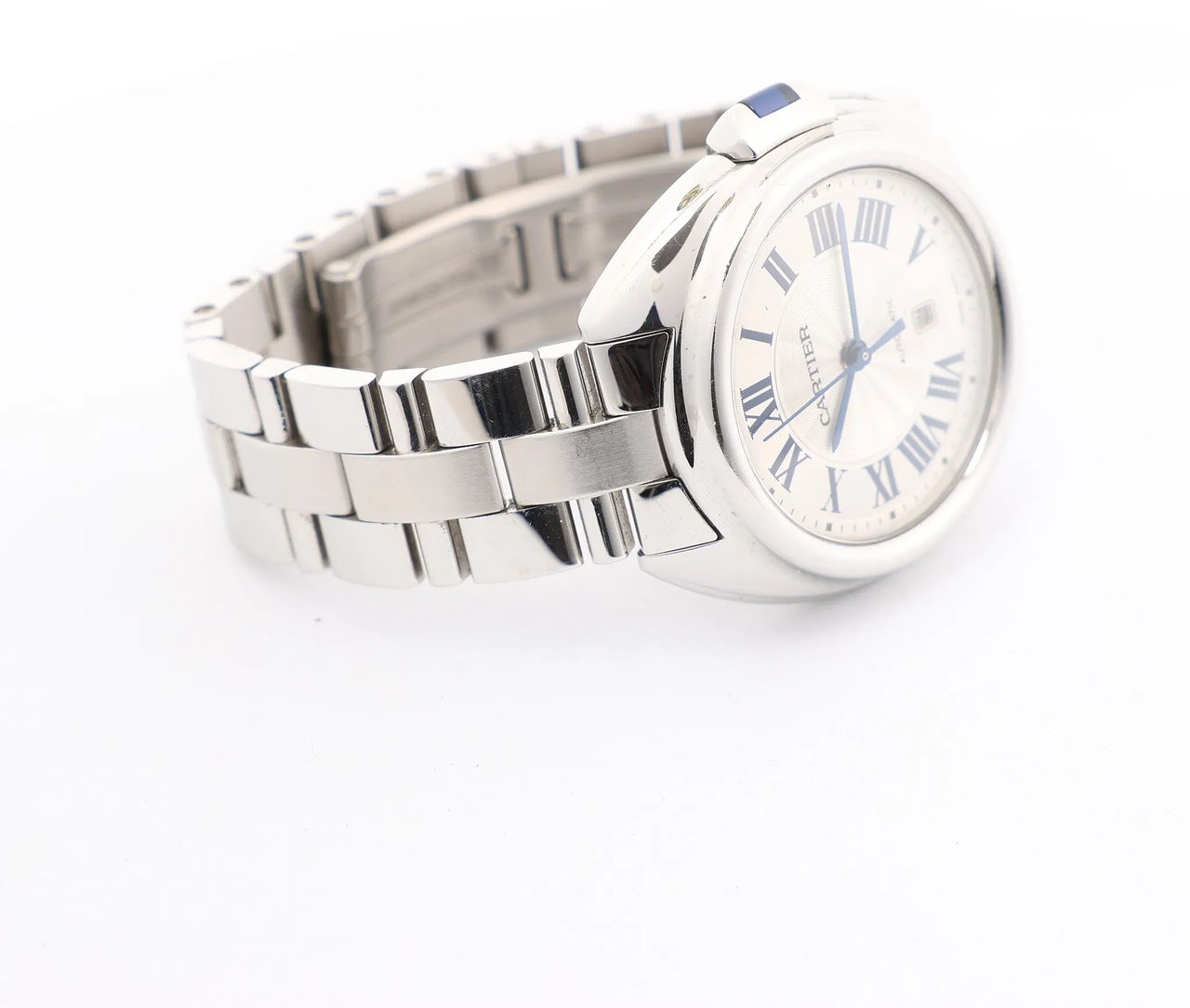 Cartier Cartier Cle de Cartier WSCL0005 SS x SS AT Watch with Silver Dial Zilver