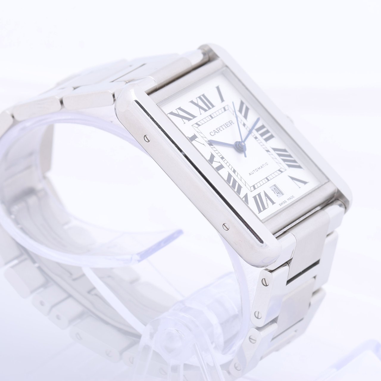 Cartier Cartier Tank Solo W5200028 3515780917TX SS AT Silver-Face Watch Zilver