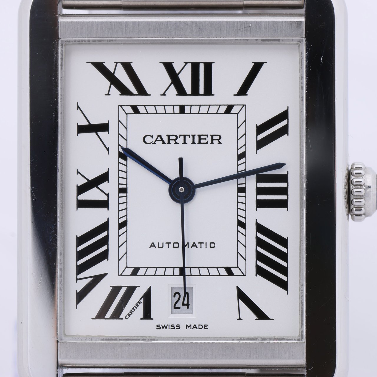 Cartier Cartier Tank Solo W5200028 3515780917TX SS AT Silver-Face Watch Zilver