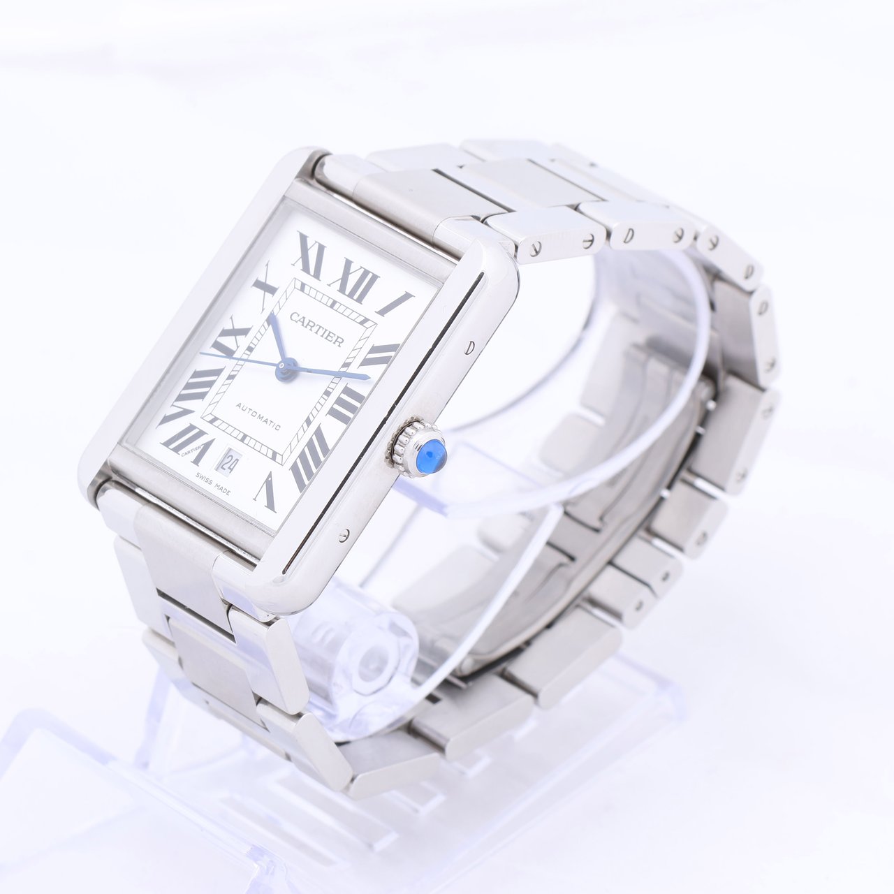 Cartier Cartier Tank Solo W5200028 3515780917TX SS AT Silver-Face Watch Zilver