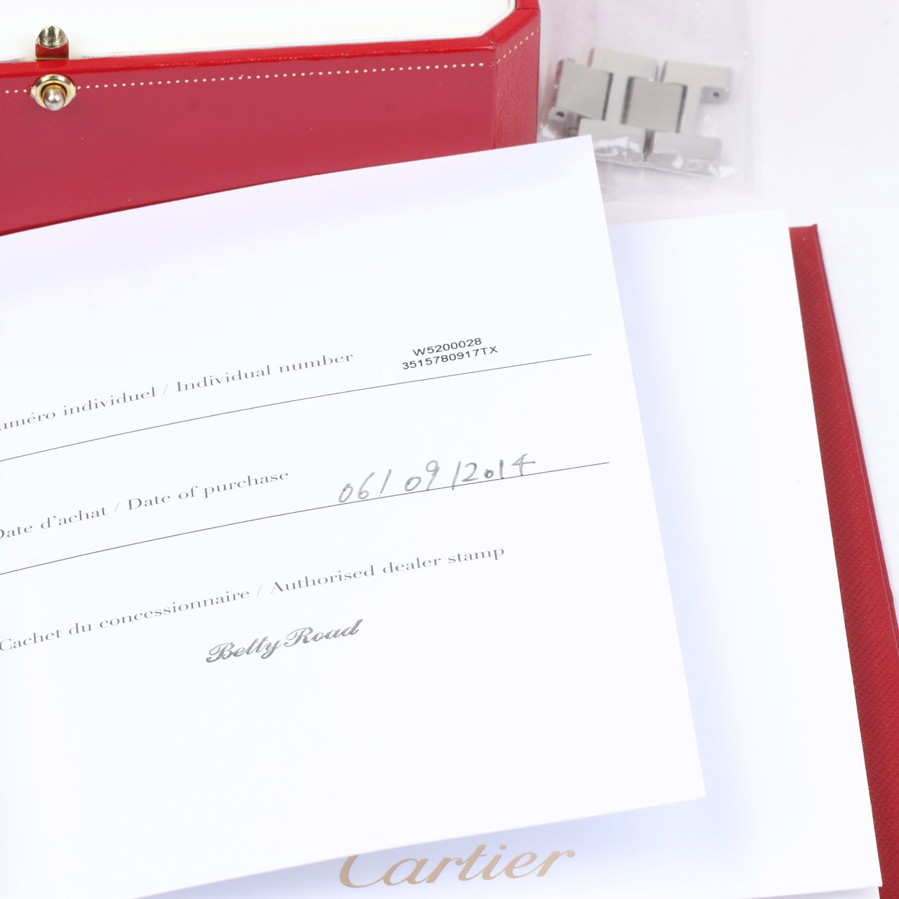 Cartier Cartier Tank Solo W5200028 3515780917TX SS AT Silver-Face Watch Zilver