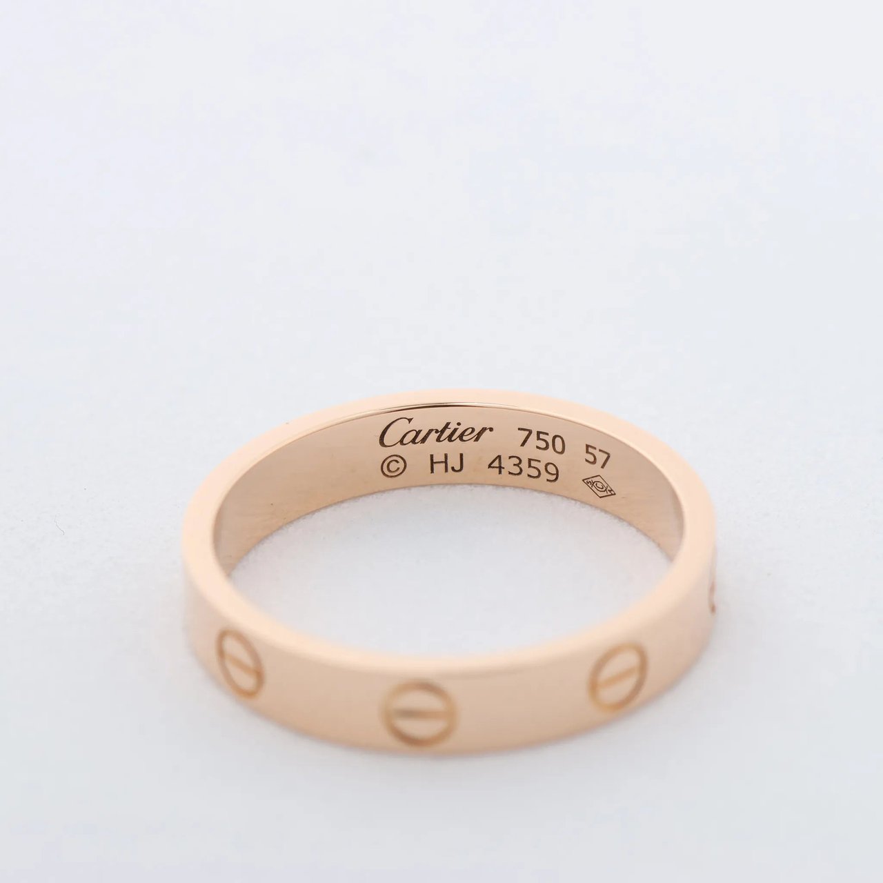 Cartier Cartier Mini Love Ring 750(PG) 4.7g 57 HJ4359 Goud