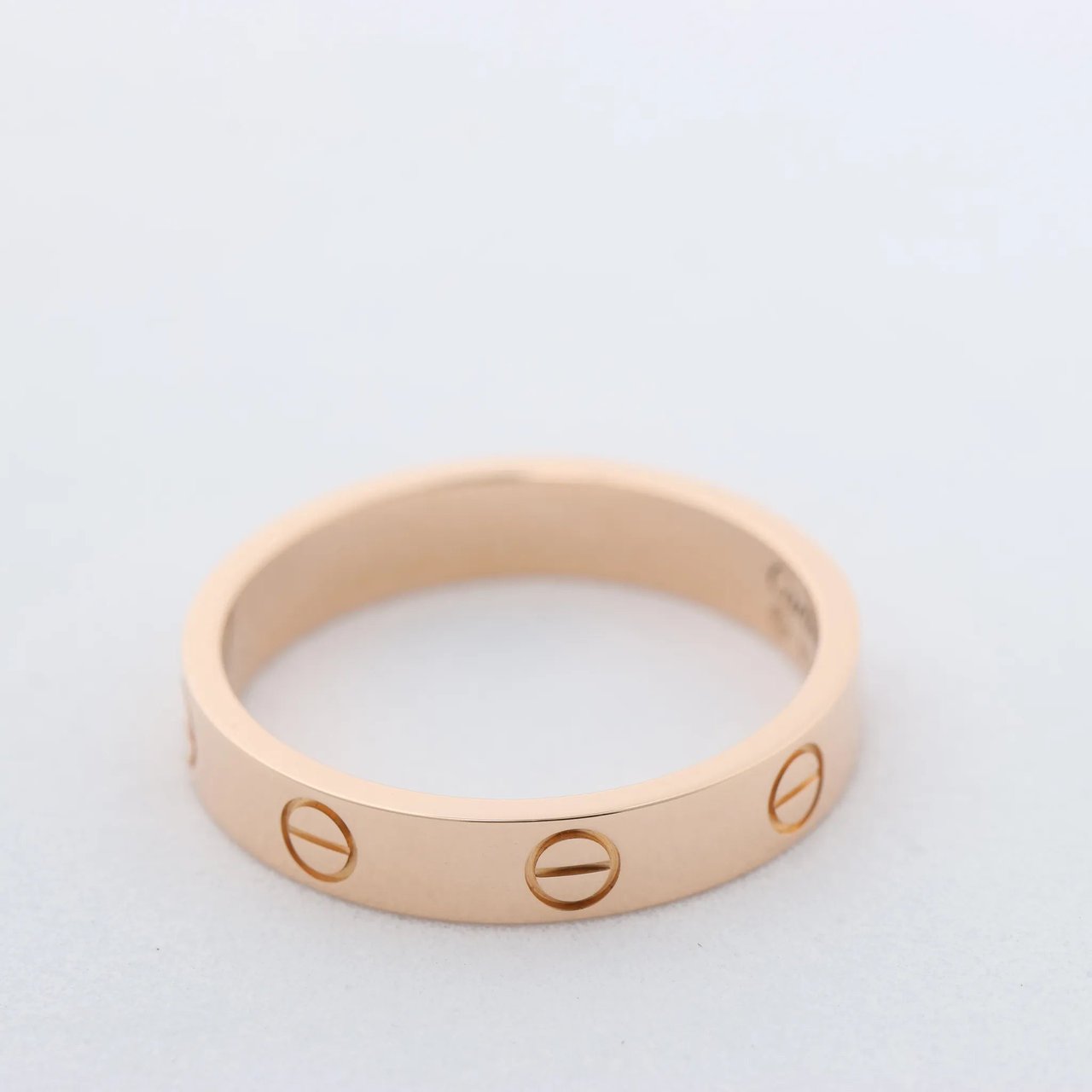 Cartier Cartier Mini Love Ring 750(PG) 4.7g 57 HJ4359 Goud