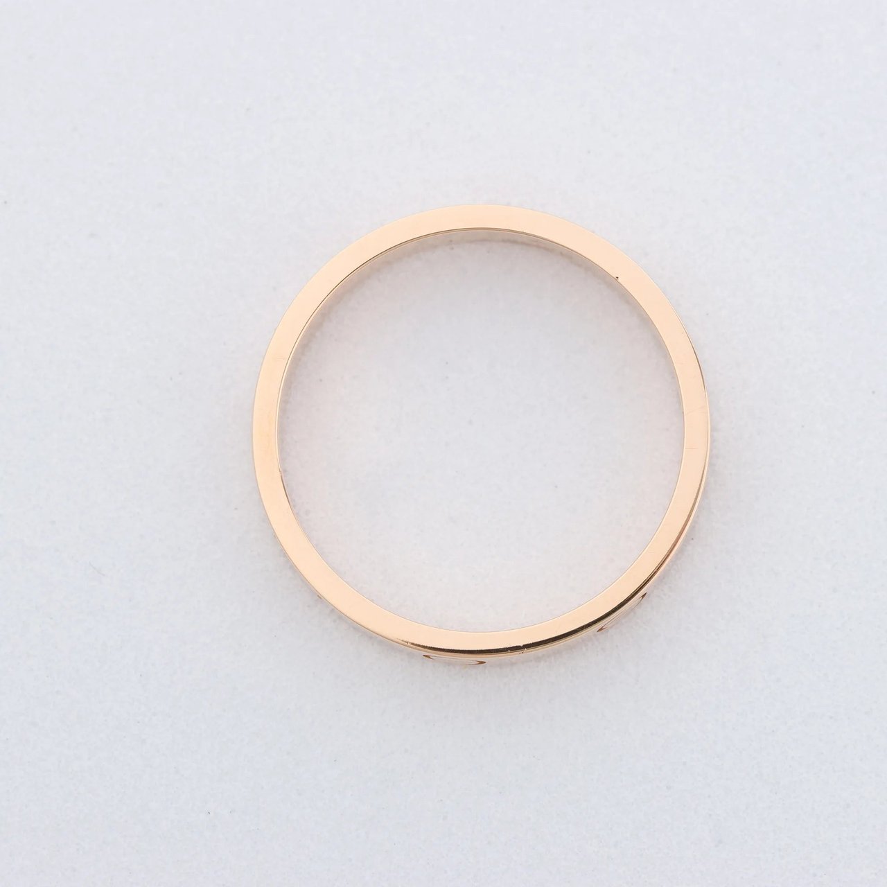 Cartier Cartier Mini Love Ring 750(PG) 4.7g 57 HJ4359 Goud